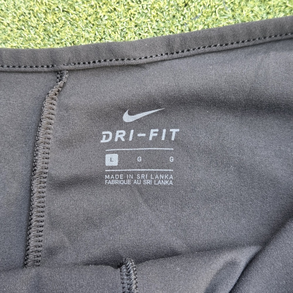 Nike Jumpsuit Women's Large Black Dri-fit Halter Sleeveless - Picture 5 of 13